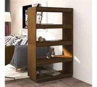 vidaXL Bibliothèque/Séparateur de pièce Marron miel 80x35x135 cm