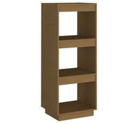 vidaXL Bibliothèque/Séparateur de pièce Marron miel Bois de pin massif