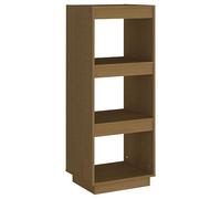 vidaXL Bibliothèque/Séparateur de pièce Marron Miel Bois de pin Massif