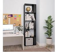 vidaXL Bibliothèque / Séparateur de pièce 800109 – Étagère à livres Noir 45x24x159 cm