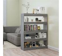 vidaXL Bibliothèque/Séparateur sonoma gris