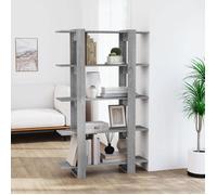 vidaXL Bibliothèque/Séparateur de pièce Sonoma gris 100x30x160 cm