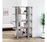 vidaXL Bibliothèque/Séparateur de pièce Sonoma gris 100x30x160 cm813561 Gris G