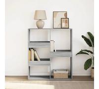 vidaXL Bibliothèque/Séparateur de pièce sonoma gris 100x33x115 cm