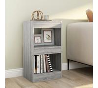 vidaXL Bibliothèque/Séparateur de pièce - Sonoma gris