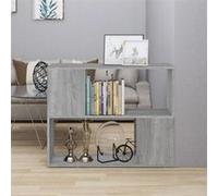 vidaXL Bibliothèque/Séparateur de pièce Sonoma gris 80x24x63 cm826645 Gris G