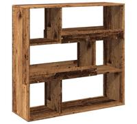 vidaXL Bibliothèque / Séparateur de pièce (étagère à livres) 854443 Vieux Bois 100x33x94,5 cm