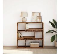 vidaXL Bibliothèque / Séparateur de pièce (étagère à livres) 854443 Vieux Bois 100x33x94,5 cm