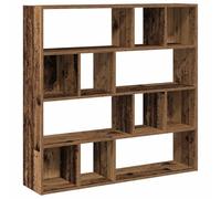 vidaXL Bibliothèque/Séparateur de pièce Vieux Bois 105x24x102 cm, séparateur de pièce, cloison de séparation, Armoire à Livres, bibliothèque