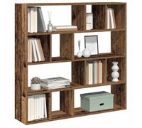vidaXL Bibliothèque/Séparateur de pièce Vieux Bois 105x24x102 cm, séparateur de pièce, cloison de séparation, Armoire à Livres, bibliothèque