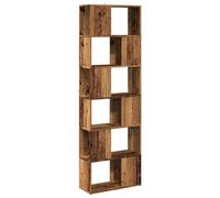 vidaXL Bibliothèque / Séparateur de pièce Vieux Bois 60x24x186 cm Marron G