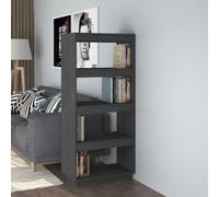 vidaXL Bibliothèque/Séparateur - Gris
