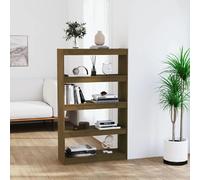 vidaXL Bibliothèque/Séparateur - Marron miel