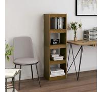 vidaXL Bibliothèque/Séparateur Marron Miel