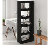 VidaXL Bibliothèque/Séparateur Noir 60x30x167.5cm