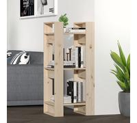 VidaXL Bibliothèque/Séparateur - Pin massif