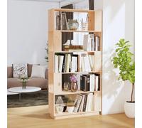 vidaXL Bibliothèque/Séparateur - Pin massif 8720286608364