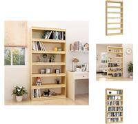 vidaXL Bibliothèque/Séparation de pièce 100x30x200 cm Pin massif - Bibliothèques & Armoires à livres