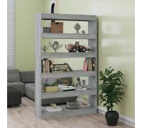 vidaXL Bibliothèque Sonoma gris - 100 x 30 x 166 cm