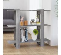 vidaXL Bibliothèque Sonoma gris - 100 x 30 x 87 cm