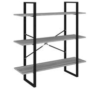 vidaXL Bibliothèque Sonoma gris 100x30x105 cm Bois d'ingénierie