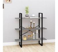 vidaXL Bibliothèque Sonoma gris 100x30x105 cm Bois d'ingénierie821322 Gris G