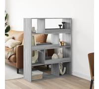 vidaXL Bibliothèque sonoma gris 100x33x125,5 cm bois d'ingénierie
