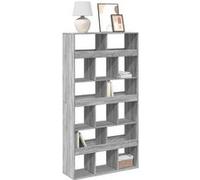 vidaXL Bibliothèque - Sonoma gris 100x33x187.5 cm
