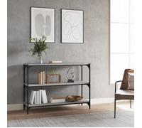 vidaXL Bibliothèque Sonoma gris 100x33x70,5 cm Bois d'ingénierie acier 819355