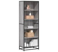 vidaXL Bibliothèque Sonoma Gris 60x35x170,5 cm Bois d'ingénierie, étagère à Livres, Porte-Livres, Support à Livres, Armoire de Rangement