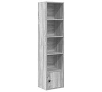vidaXL Bibliothèque Sonoma Gris 31x24x127 cm, bois d'ingénierie, étagère à livres