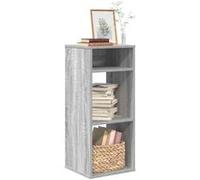 vidaXL Bibliothèque sonoma gris 34x31x80 cm bois d'ingénierie