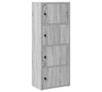 vidaXL Bibliothèque Sonoma gris – Bois d'ingénierie 40x24x102 cm – Étagère à livres