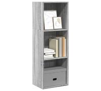vidaXL Bibliothèque - Sonoma gris 40x30x114 cm