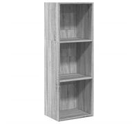 vidaXL Bibliothèque Sonoma Gris 40x30x114 cm Bois d'ingénierie, étagère, étagère à Livres, Support de Livre, Armoire de Rangement