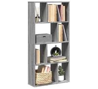 vidaXL Bibliothèque Sonoma gris 60×20×120,5 cm Bois d'ingénierie