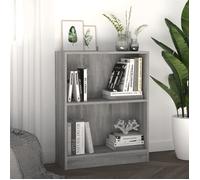vidaXL Bibliothèque Sonoma gris Bois d'ingénierie 60x24x74,5 cm 815085