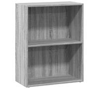 vidaXL Bibliothèque Sonoma – Bois d'ingénierie Gris 60x30x77 cm