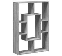 vidaXL - Bibliothèque Sonoma - Bois d'ingénierie 63x20x90 cm - Gris