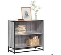 vidaXL Bibliothèque sonoma gris 80,5x35x76 cm bois d'ingénierie, bibliothèque, séparateur de pièce, séparateur, armoire de 849107 Gris G