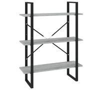 vidaXL Bibliothèque Sonoma gris 80x30x105 cm Bois d'ingénierie