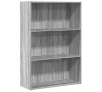 vidaXL Bibliothèque Sonoma gris 80x30x114 cm – Bois d'ingénierie, étagère