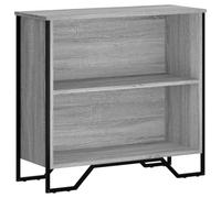 vidaXL Bibliothèque Sonoma gris 80×31×74,5 cm Bois d'ingénierie et métal