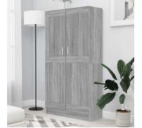 vidaXL Bibliothèque Sonoma gris 82,5 x 30,5 x 150 cm Bois d'ingénierie