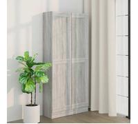 vidaXL Bibliothèque Sonoma gris – Bois d'ingénierie 82,5x30,5x185,5 cm (815115)