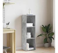vidaXL Bibliothèque/TV Gris Béton