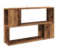 Bibliothèque Sonoma Gris 100x24x63 cm Bois d'Ingénierie Etagère Livres vidaXL