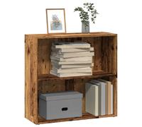 vidaXL Bibliothèque Vieux Bois 80x30x77 cm Bois d'ingénierie, étagère, étagère à Livres, Support de Livre, Armoire de Rangement, étagère de Rangement
