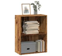 vidaXL Bibliothèque vieux bois