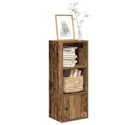 vidaXL Bibliothèque Vieux Bois 31x24x77 cm Bois d'ingénierie, étagère à Livres, Support de Rangement, Support à Livres, Armoire de Rangement
